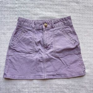 Cute purple corduroy skirt from American Eagle.